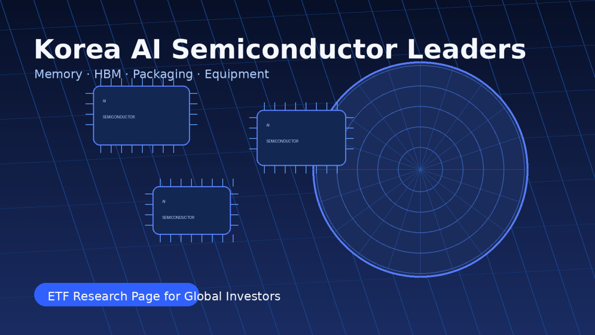 Korean AI semiconductor ETF investment theme with AI memory and HBM supply chain