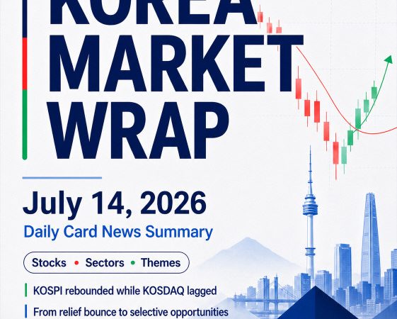 korea stock market wrap - title