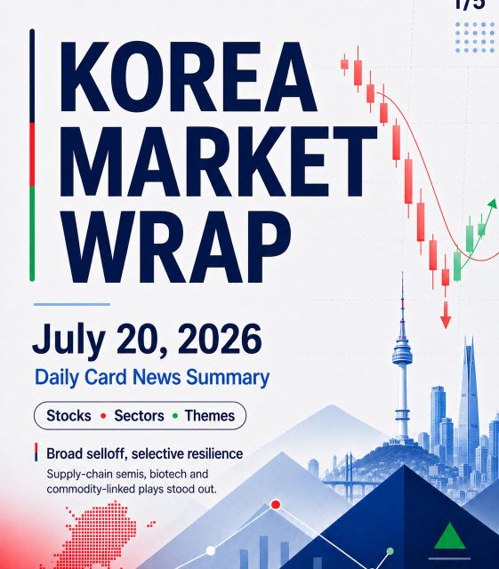 Korea Stock Market Wrap - title