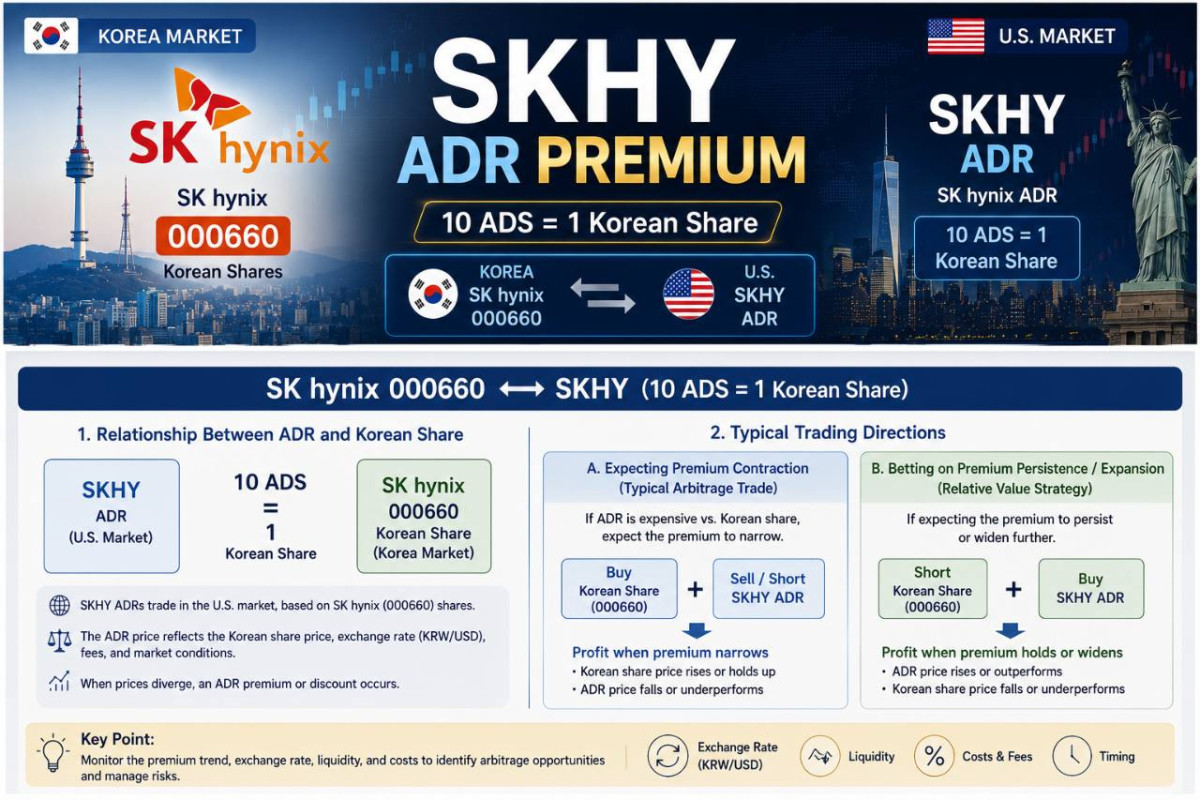 SK Hynix ten ADS to one Korean share premium and short-selling balance diagram