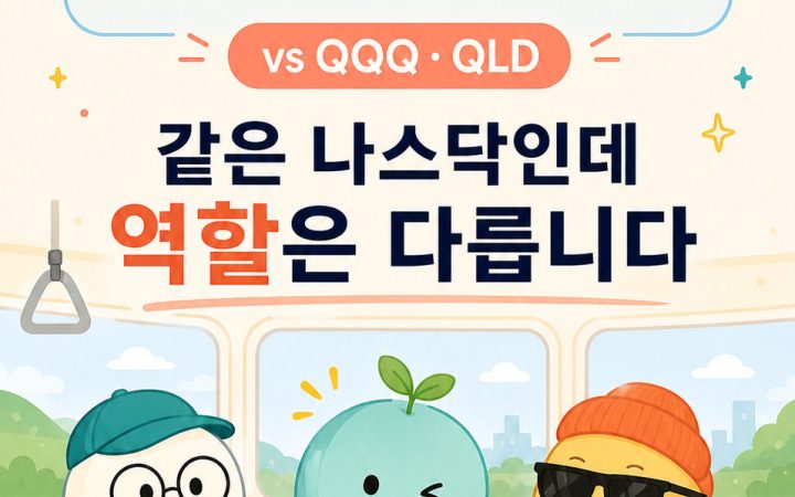 TIME 미국나스닥100액티브 ETF와 QQQ QLD의 장기투자 역할 비교