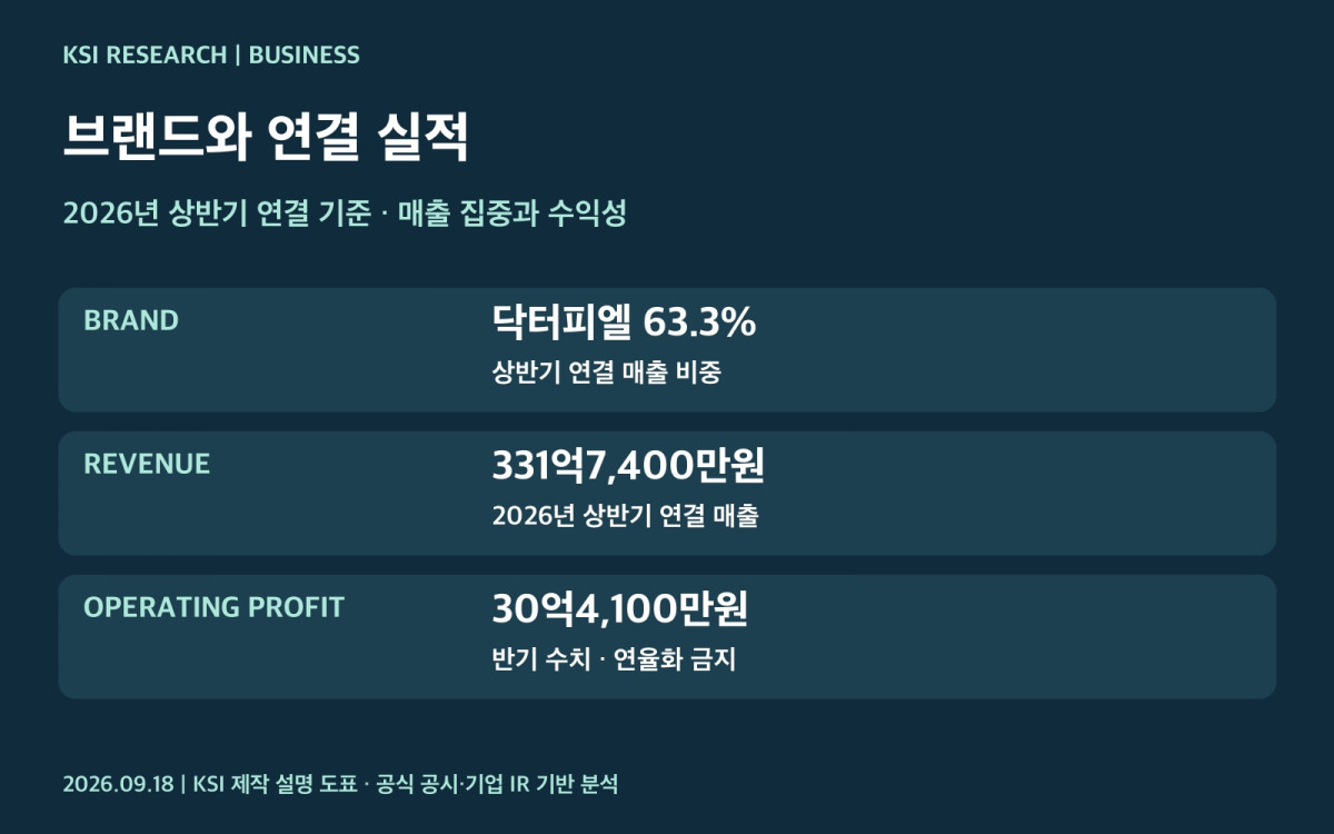 와이즈플래닛컴퍼니 브랜드 매출과 연결 실적