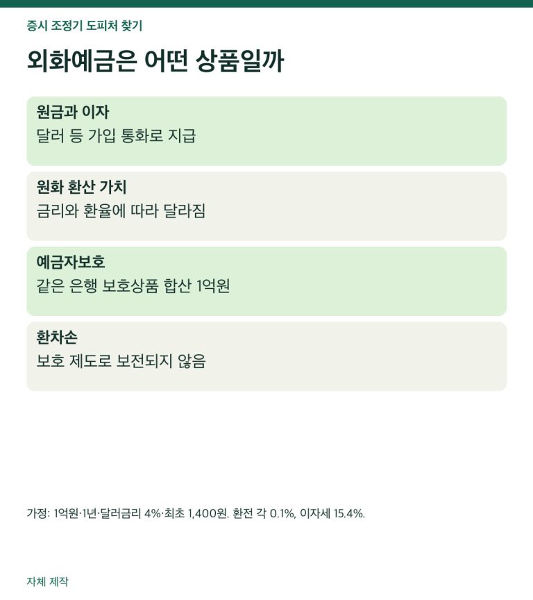 외화예금은 어떤 상품일까