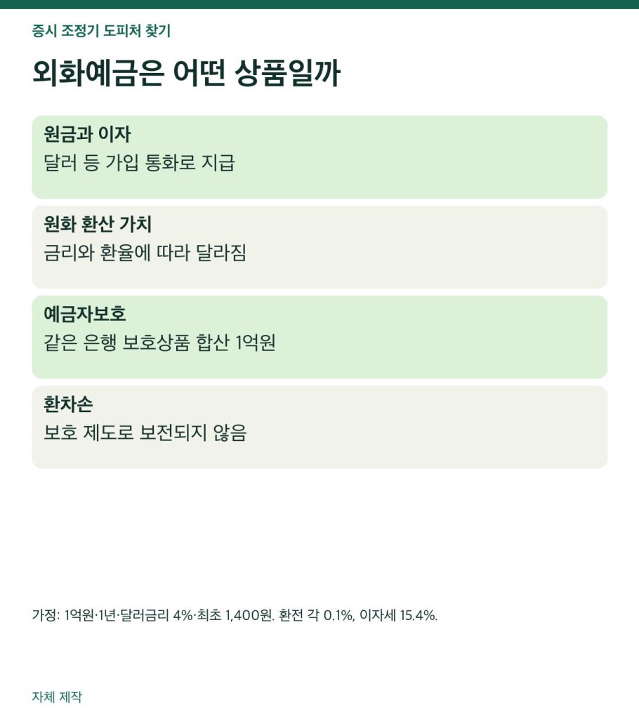 외화예금은 어떤 상품일까