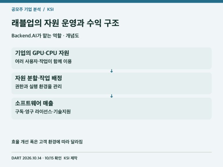 래블업의 자원 운영과 수익 구조