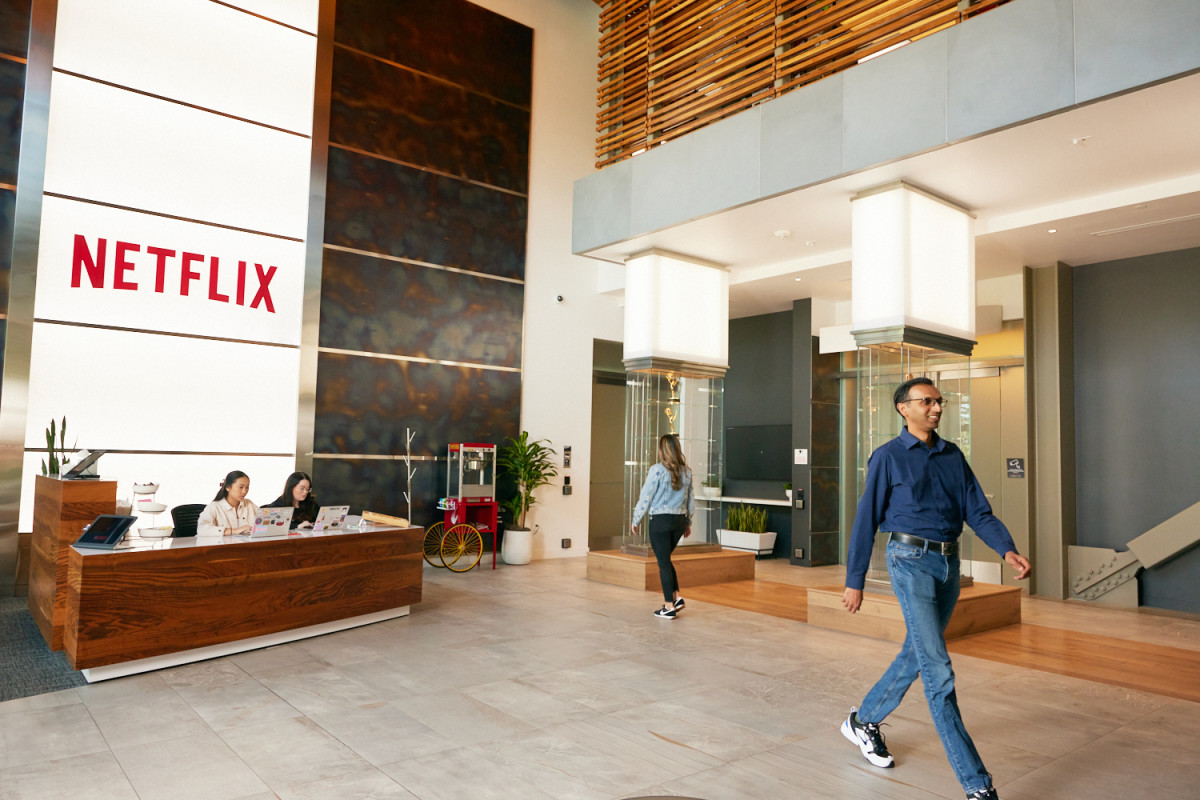 Netflix 로스가토스 사옥 내부